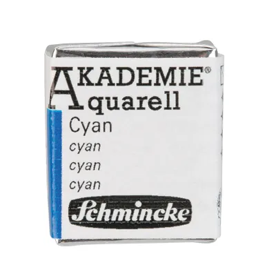 Obrázok produktu pre Schmincke AKADEMIE Akvarel Cyan Akvarel 16 448 044 1/2 Naepfchen