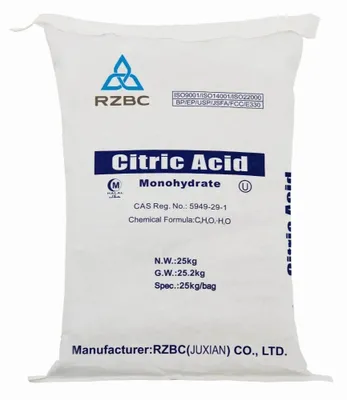 Produktbild von Zitronensäure Sack 25 kg Monohydrat E330 Lebensmittelqualität