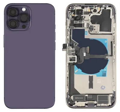 Produktbild von iPhone 14 Pro Max Gehäuse mit Backcover Dunkellila