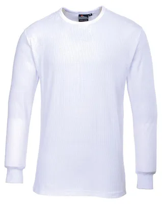Productafbeelding van Portwest thermische T-shirt met lange mouwen, wit, maat L