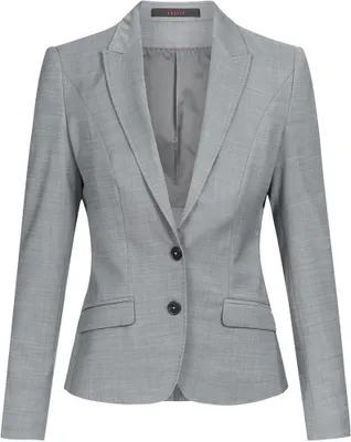 Produktbild von Greiff Modern WITH 37.5® Damen Business-Blazer Slim-Fit Hellgrau 34