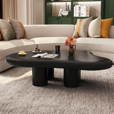 Productafbeelding van Salontafel - Koffietafel - Bijzettafel - Woonkamertafel - Design Tafel - Wolkvormig Tafelblad
