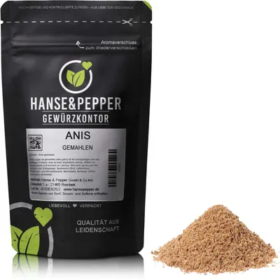 Produktbild von 1kg Anis Gewürz Pulver gemahlen Hocharomatisch Naturgewürz
