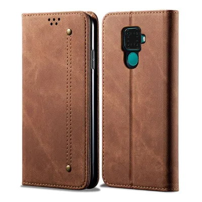 Obrázek produktu pro Huawei Mate 30 Lite Pouzdro, Kožené Peněženkové Pouzdro s Magnetickým Uzavíráním a Pouzdro s Funkcí Stojánku pro Huawei Mate 30 Lite Hnědý