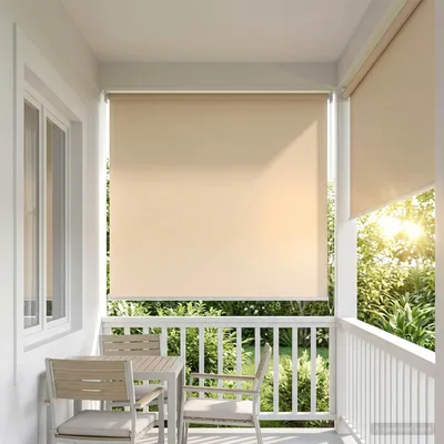 Immagine prodotto di Voletta a rullo con protezione UV Beige 120 x 140 cm Poliestere