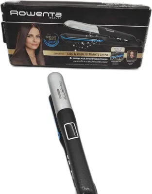 Zdjęcie produktu dla Rowenta Expertise Liss & Curl Ultimate Shine Prostownica do włosów 2V1 SF6220D0