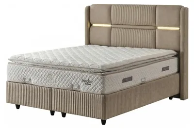 Produktbild von Tesla Bett Set mit Stauraum, Liegefläche:180x200, Produkt:Bett Set (mit Matratze)