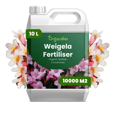 Obrázek produktu pro Tekuté Hnojivo pro Vajgélie 10 L – 2-1-8 NPK – Pro Vajgélie – Pro Intenzívne Květy, Vitálny Růst & Vysokú Odolnosť – Organifer