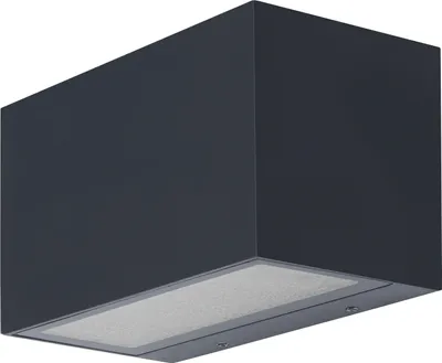 Zdjęcie produktu dla OSRAM SMART+ WiFi Brick Wide LED Kinkiet Up/Down Ciemnoszary, 14 W, 600 lm, RGB+W 3000 K, WiFi, Alexa, IP44 Na zewnątrz