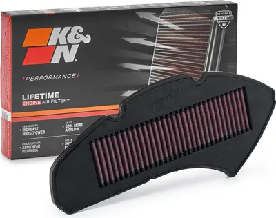 Produktbild von K&N YA-1215 Hochleistungsluftfilter für YAMAHA MOTORCYCLES NMAX Langzeitfilter Quadratisch