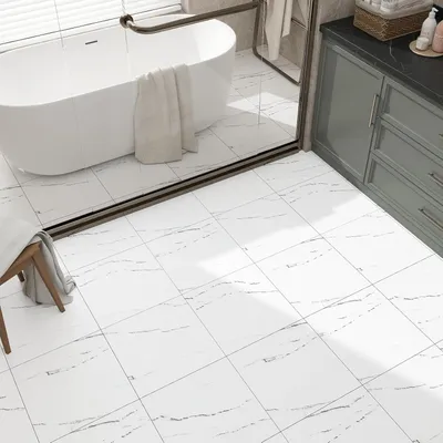 Immagine prodotto di Piastrelle in Vinile Autoadesive 2,79 m² Marmo Bianco Piastrelle 30,5 cm Pavimenti