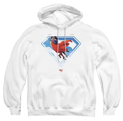 Obrázok produktu pre Mikina s kapucňou "Superman - 2025" pre pánov/dámy, uni model TV40210 (veľkosť M), biela