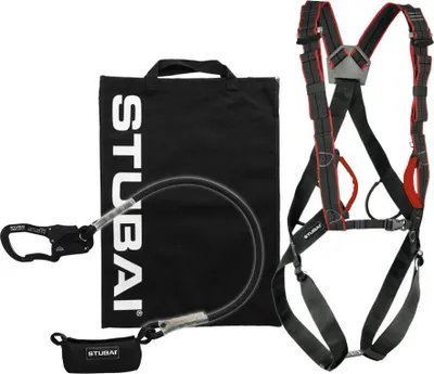 Produktbild von STUBAI Industrie-Set PSA I | Komplettgurt, Verbindungsmittel ABSORB-I 106 PRO und Tragetasche für hohe Sicherheit und Komfort für Profikletterer