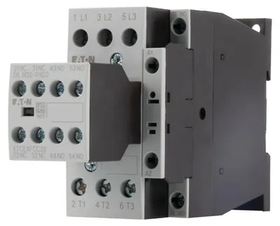 Zdjęcie produktu dla Eaton Electric GmbH Stycznik mocy 3S2Ö 11kW/400V AC DILM25-32 230V (277228)