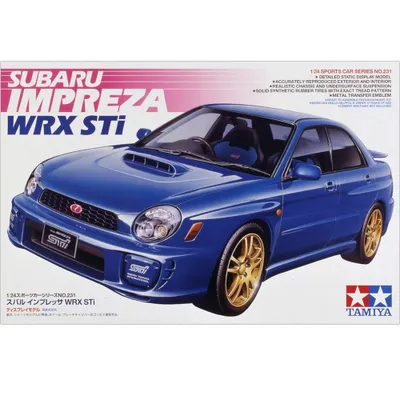 Image de Maquette à l'échelle 1:24 de la Subaru Impreza WRX STI, fidèle dans les moindres détails