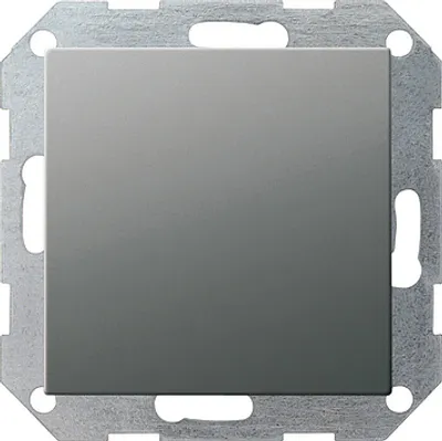 Produktbild von Gira 026820 Blindabdeckung mit Tragring Gira E22 Edelstahl
