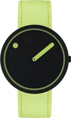Obrázok produktu pre Picto R44023-R013 Manta Ray Black and Paradise Green Uni 40 mm 5ATM
