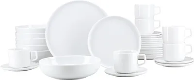 Obrázok produktu pre CreaTable, 25082, Session White, kombinovaný servis 30-dielny, porcelán