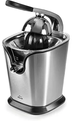 Elektrische Zitruspresse 160 W, 0,35 l, Edelstahl, schwarz