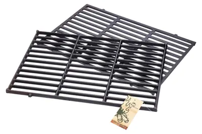 Produktbild von Unviversal Grillrost aus Gusseisen für Gasgrills passend zu Weber Spirit Genesis uvm. 44,5 x 30,3 cm