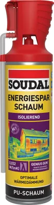 Produktbild von Soudal 1K Energiesparschaum Genius Gun 500 ml