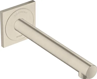 Produktbild von Elektronik-Waschtischmischer AXOR UNO 220 UP, Wandmontage brushed nickel brushed nickel