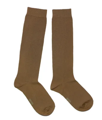 Produktbild von Damen Kniestrümpfe Einfarbig Natur Mode Größe 39-42