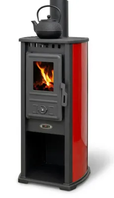Produktbild von Kaminofen BERNA LUX G 4.0 rot