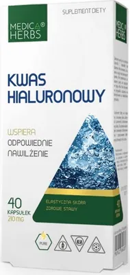 Imagen del producto de Cápsulas de ácido hialurónico de Medica Herbs para la piel y las articulaciones