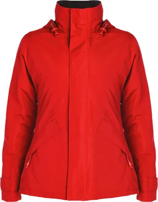 Produktbild von Roly PK5078 | Damen Europa Jacket, Außenseite: 100% Polyester, Wasserdicht - Farbe: Red 60 - Größe: L