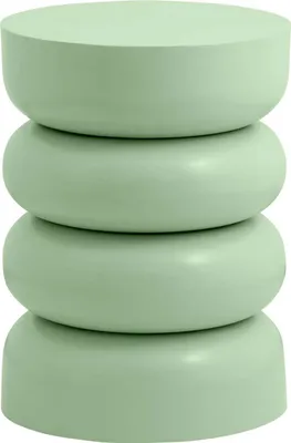Produktbild von FURNLUX Beistelltisch Jubba Grün 35cm / Hauptfarbe: Grün / Abmessungen: 35 x 35 x 48 cm