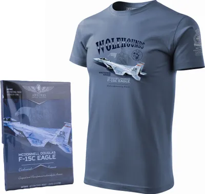 Obrázek produktu pro Tričko s vojenským letounem F-15C EAGLE (XXL)