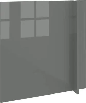 Produktbild von PICCANTE Smart Front Eckunterschrank 100 cm 1 Drehtür LAQUER ANTHRACITE hochglanz AG""