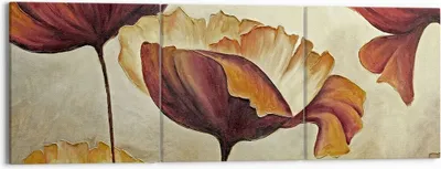 Produktbild von Bild auf Leinwand - Leinwandbild - Mohn Blume Wiese - 150x50cm - Wand Bild - Wanddeko - Wandbilder - Leinwanddruck - Bilder - Kunstdruck - Wanddekoration - Leinwand bilder - Wandkunst - CA150x50-3760