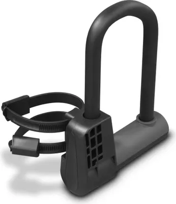 Obrázok produktu pre Hama 00178139, zámok v tvare písmena U, Čierna, Plast, Oceľ, Kľúč, 210 mm, 1 kg