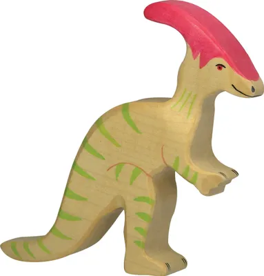 Produktbild von Parasaurolophus Dino Holzfigur Holzspielzeug von Holztiger