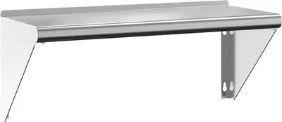 Obrázek produktu pro vidaXL Nástěnná police 75x30x31 cm stříbrná nerezová ocel