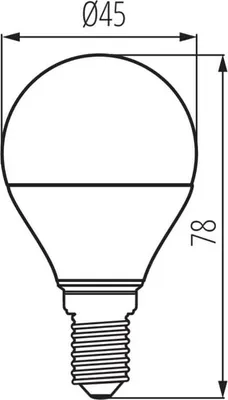 Produktbild von Kanlux Lampe IQ-LED LIFE E14 4.2W 33761
