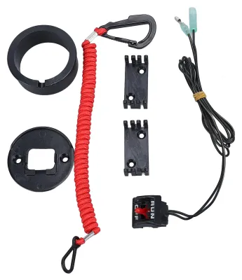 Image de Cordon de sécurité pour moteur, interrupteur d'arrêt d'urgence, référence 19674A07. Performance stable. Interrupteur d'arrêt d'urgence pour moteurs hors-bord Mariner