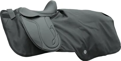 Produktbild von PFIFF 100247 Ausreitdecke, Nierendecke Pferdedecke Fleecefutter, Full / Warmblut, schwarz
