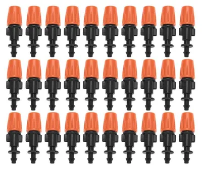 50x verstellbare Nebeldüsen für Bewässerung, Garten, Gewächshaus