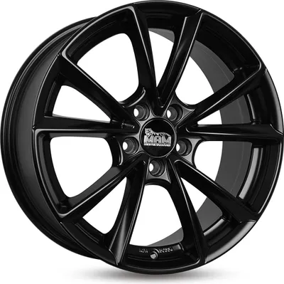 Produktbild von 18 Zoll MAM A5 5x112 ET35 Alufelgen MATT BLACK PAINTED