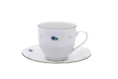 Produktbild von Šálek s podšálkem, kytičky, 250 ml, porcelán, G. Benedikt