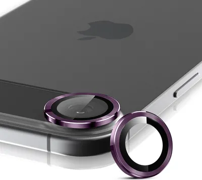 Produktbild von Kamera Linsenschutz Glas Set für Apple iPhone 17 Air Schutzglas Camera Linse Panzerfolie 9H Dunkles Violett