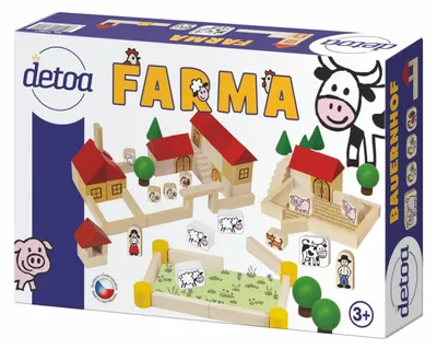 Productafbeelding van Farma bouwpakket, hout, 100 stuks