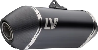 Immagine prodotto di Silenziatore posteriore LeoVince LV-14 Black Edition omologato, acciaio inossidabile nero, terminale in carbonio, compatibile con BMW F 750 / 850 GS / Adventure 2018 - 2024 / BMW F 800 / 900 GS / Adventure 2024 - 2026