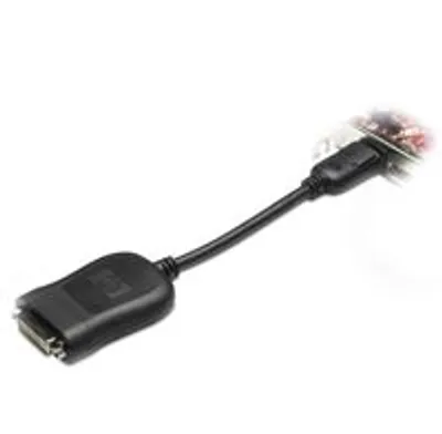 Produktbild von HP 484156-001, DVI-D, DisplayPort, Schwarz, Männlich/Weiblich