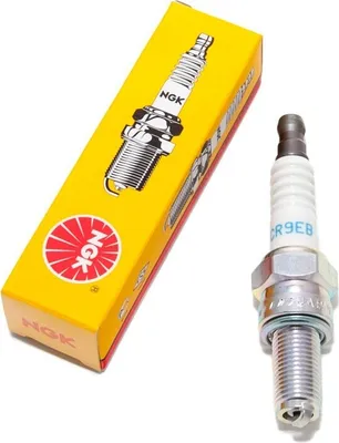 Produktbild von NGK Zündkerze CR9EB entstört, 19,0mm Langgewinde Ø 10,0mm, feste SAE-Anschlussmutter, 6955 kompatibel mit