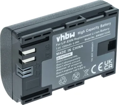 Produktbild von vhbw Akku kompatibel mit Canon XC10, XC15 Kamera (1300 mAh, 7,2 V, Li-Ion), Infochip