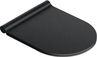 Zdjęcie produktu dla Sapho GSI Color Elements - Deska sedesowa Slim, Soft Close, duroplast, czarny mat MS86CSN26